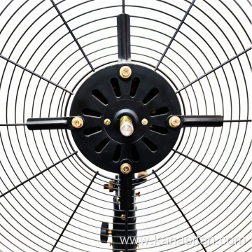 Hot Selling Outdoor Black Metal Stand Fan